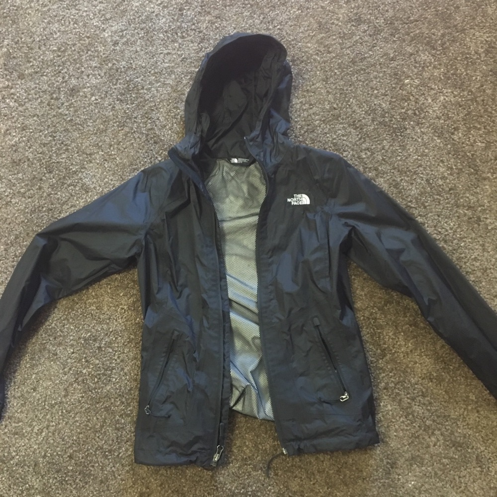 Black North Face Windbreaker Jacket